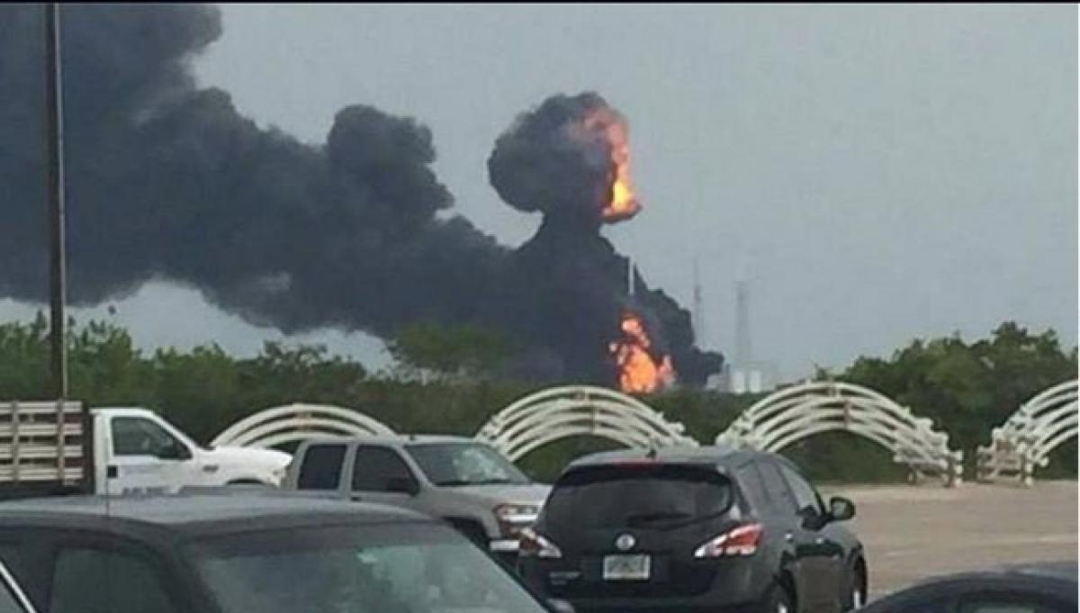 SpaceX Falcon 9 rocket explodes during test firing in Florida