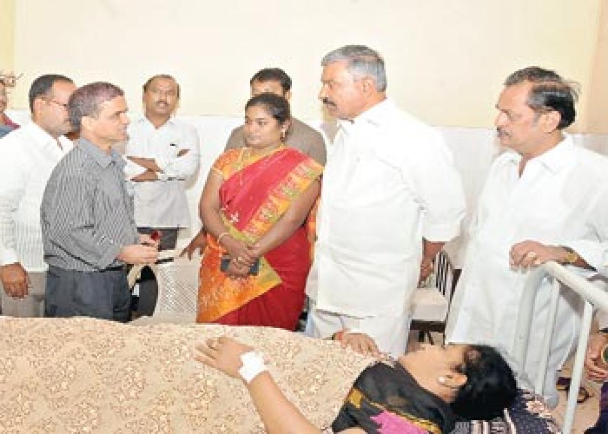 Nagari civic chief shifted to Chennai.