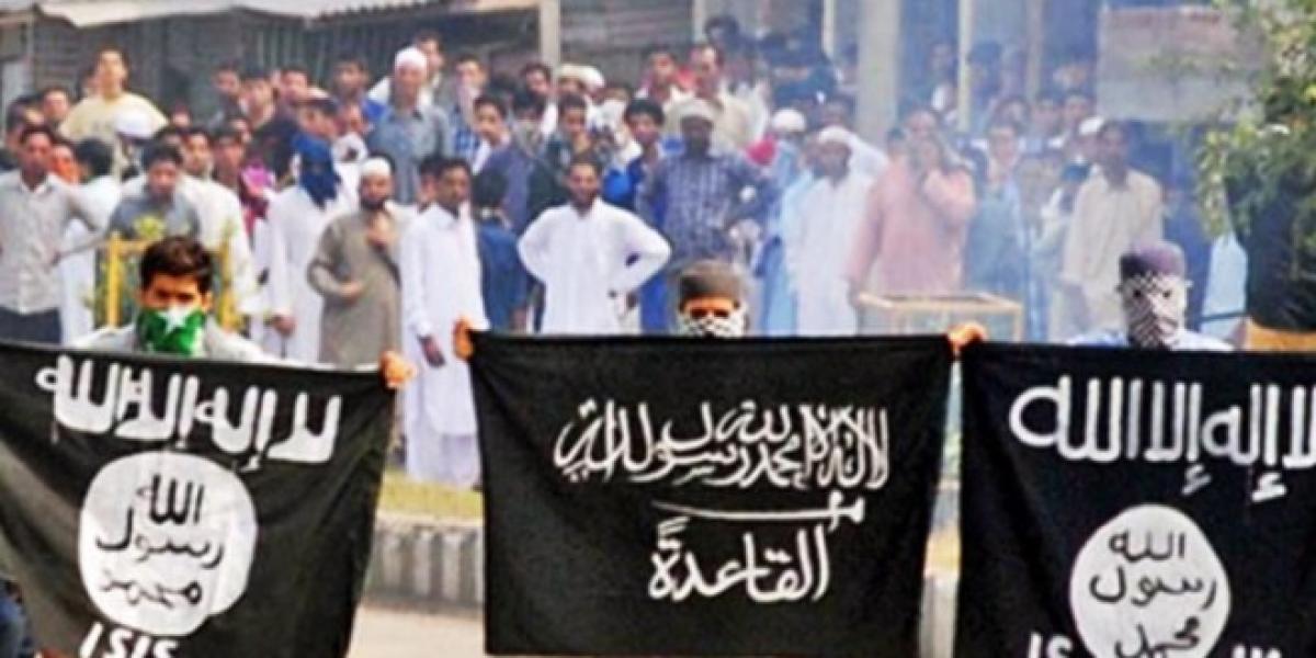 Pak, ISIS flags waved during protest over Geelanis detention in Srinagar