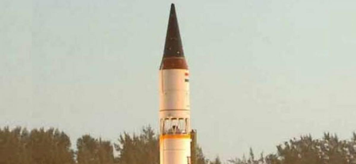 Indigenously developed nuclear-capable Prithvi-II missile successfully test-fired