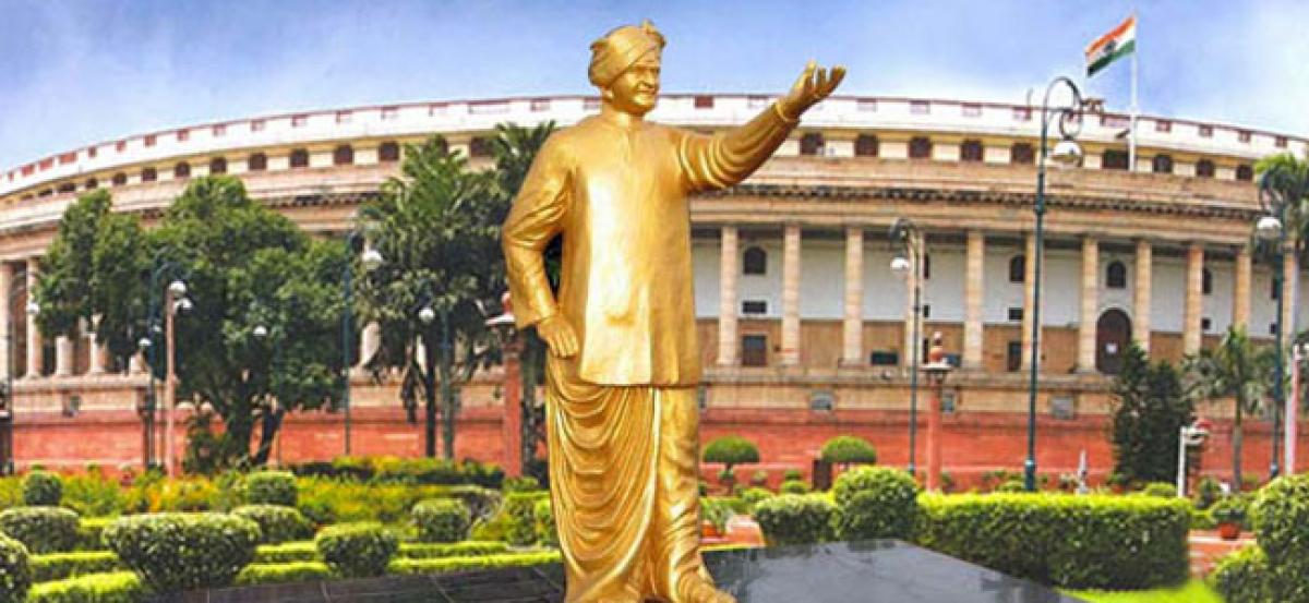 Brouhaha over unveiling of NTR statue