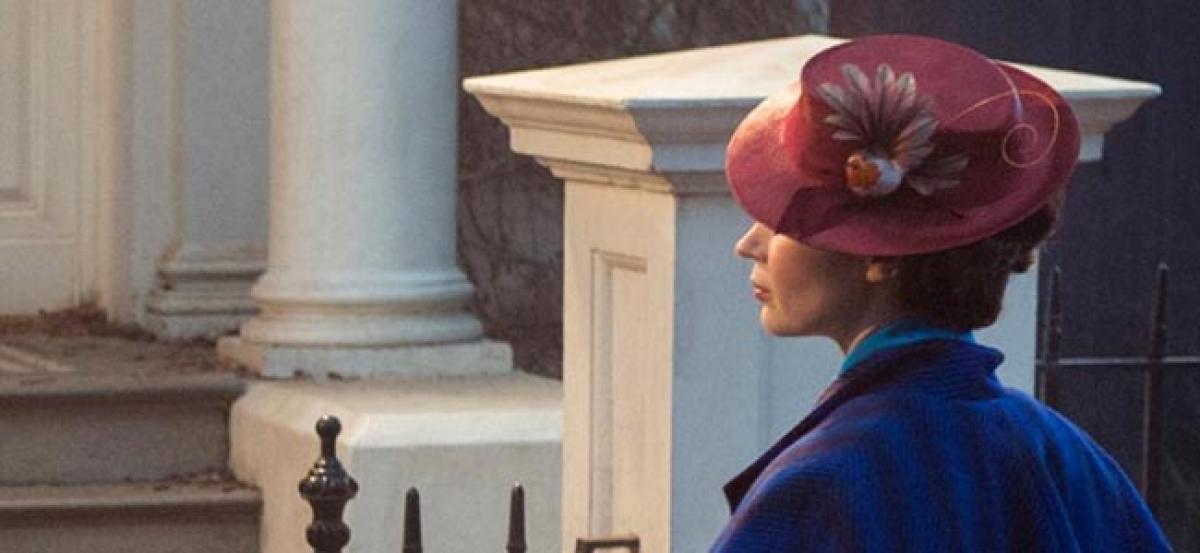 First Look at Emily Blunt in Mary Poppins Returns unveiled