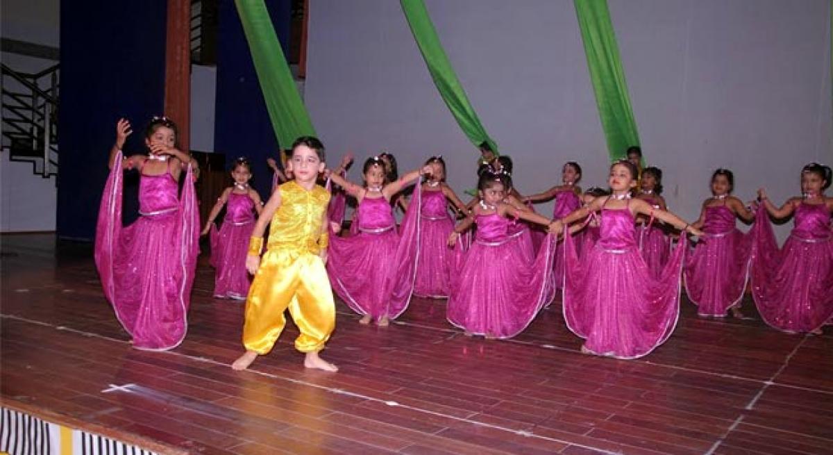 Tiny-tots showcase their talents at Suncity World School event