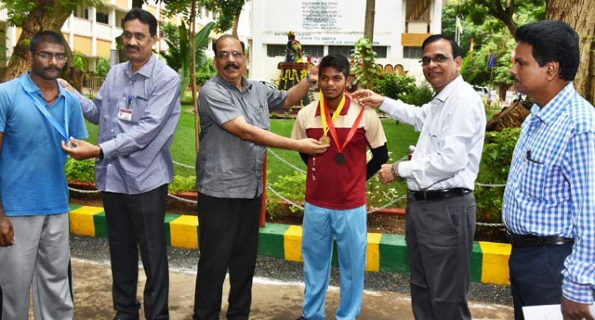 Siddhartha wins two medals