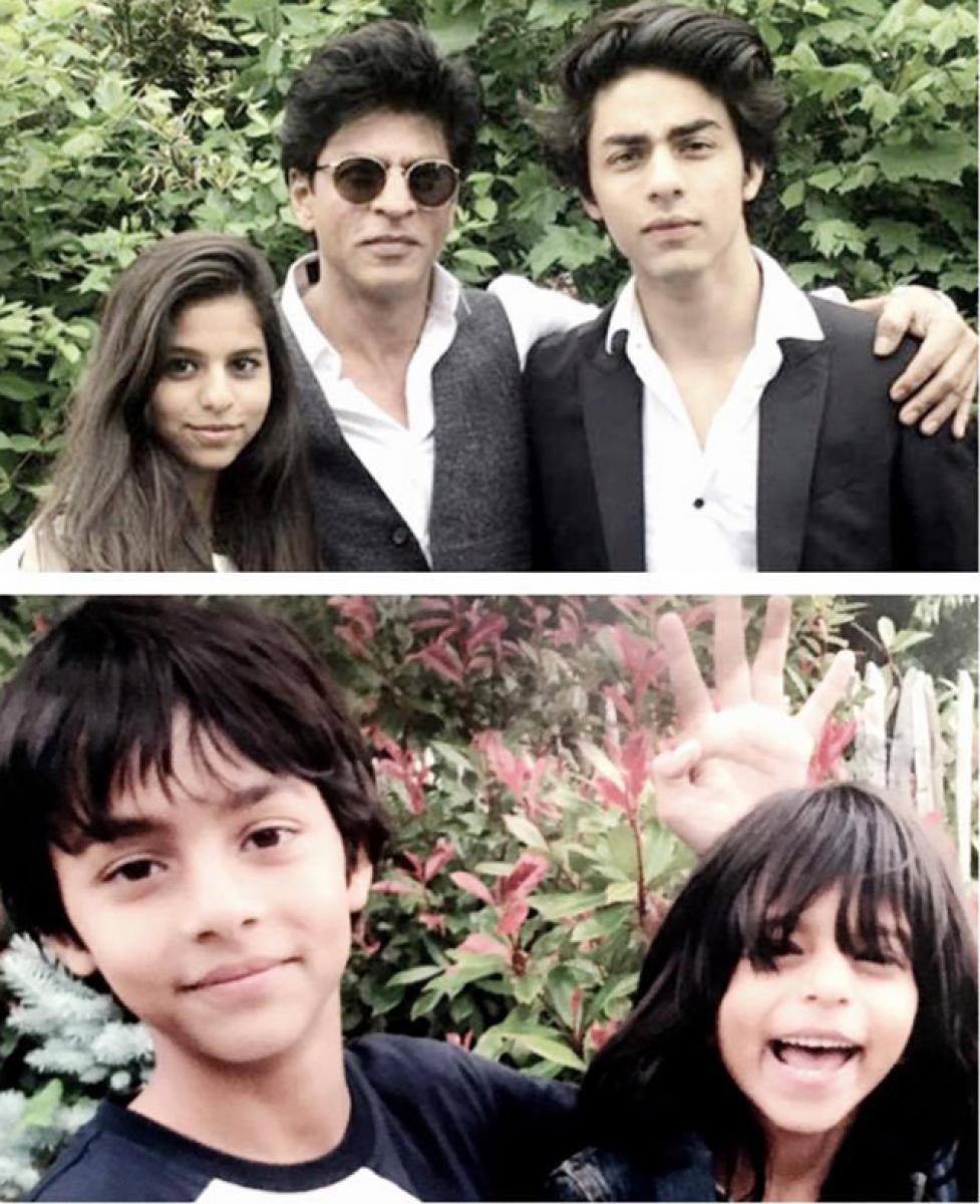Time flies, kids have grown up SRK is not liking it