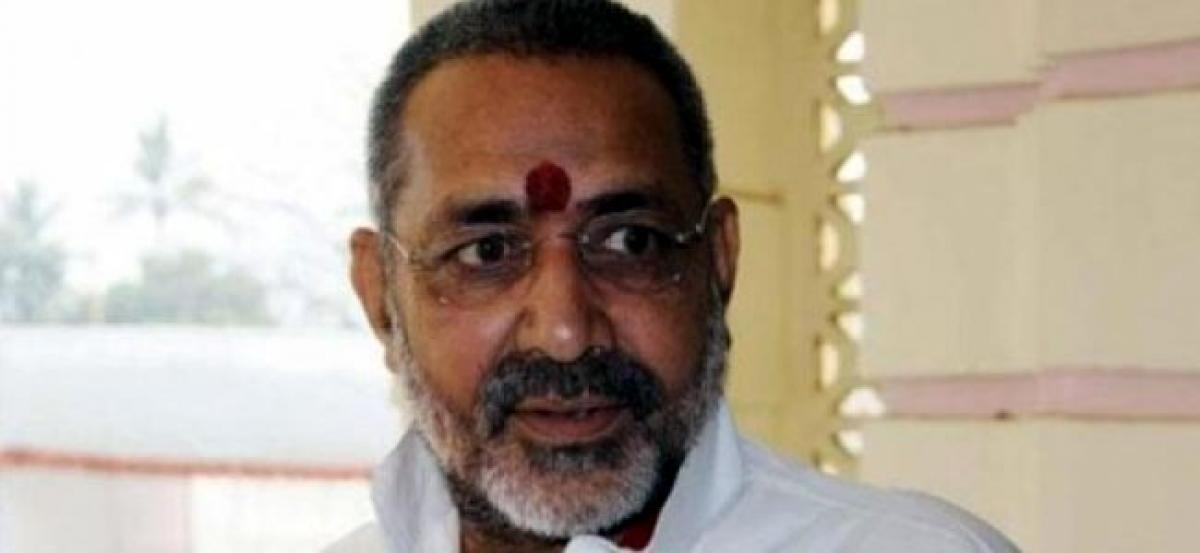 Muslim population has risen, they should be brought above minority category: Giriraj Singh