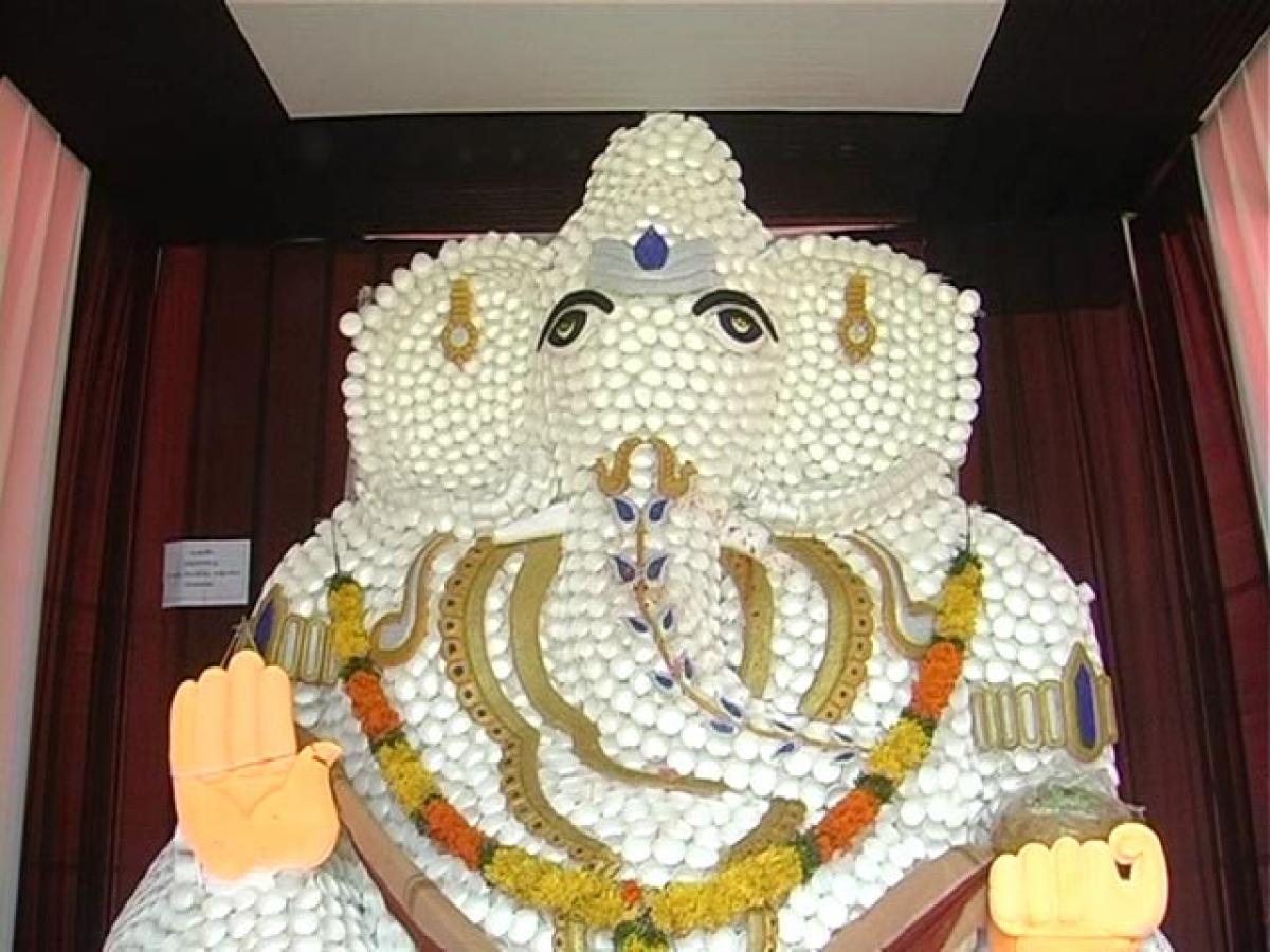 Creativity flourishes in making Ganesh idols