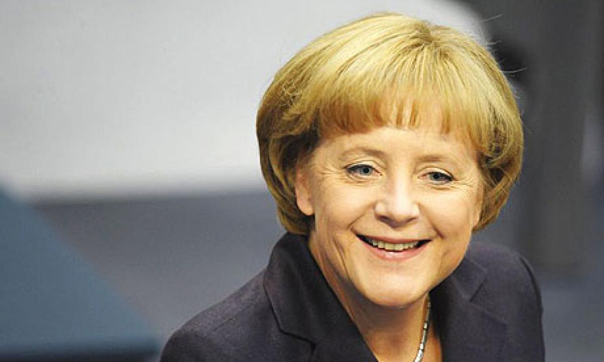 India rolls out a red carpet for German chancellor Angela Merkel