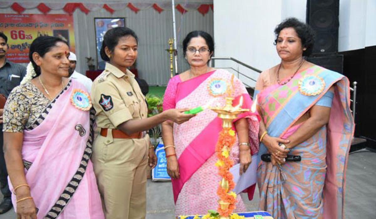 Workshop for women on laws and acts  in Rajamahendravaram