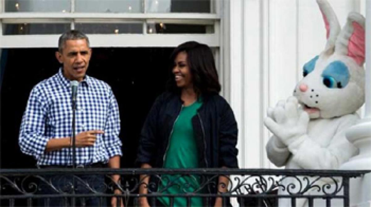 Beyonce, Easter Bunny highlight Obamas final egg roll