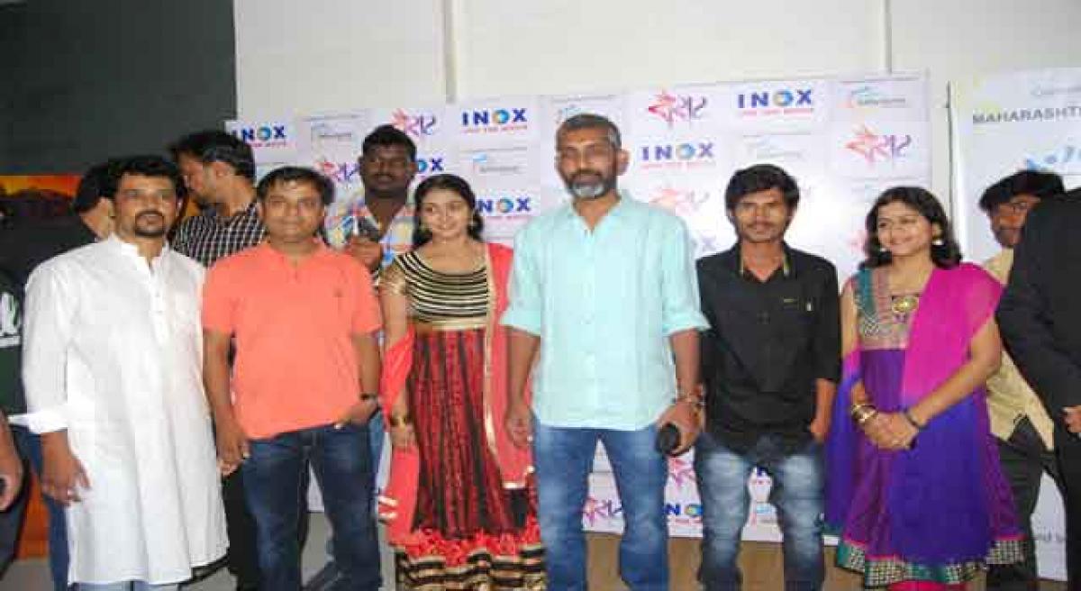 Marathi blockbuster team interacts with Hyderabad audience