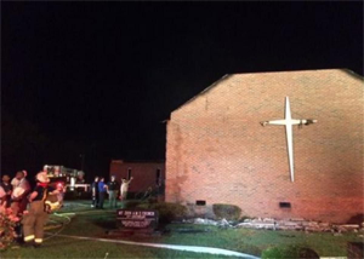 Fire at African American church in South Carolina