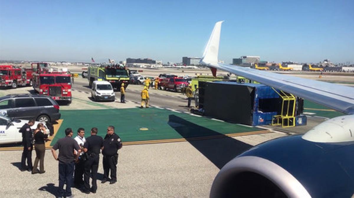 Passenger Jet Collides With Truck At Los Angeles Airport, Injuring 8