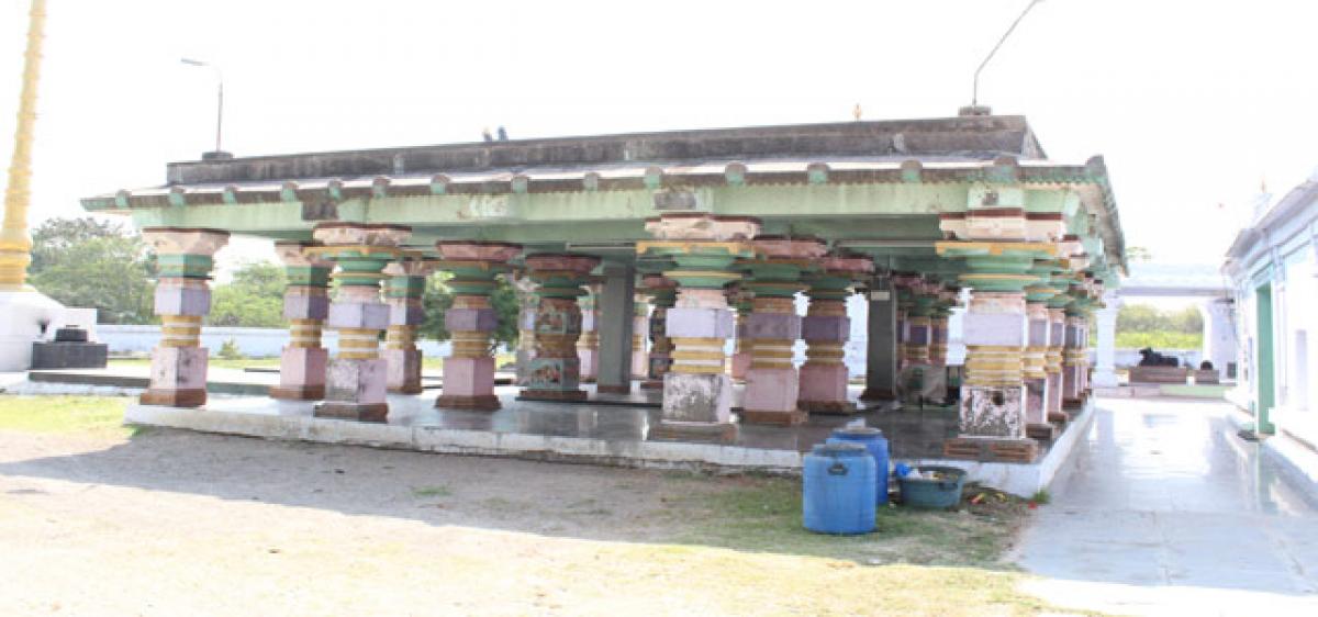 13th century temple found at Kommuru village