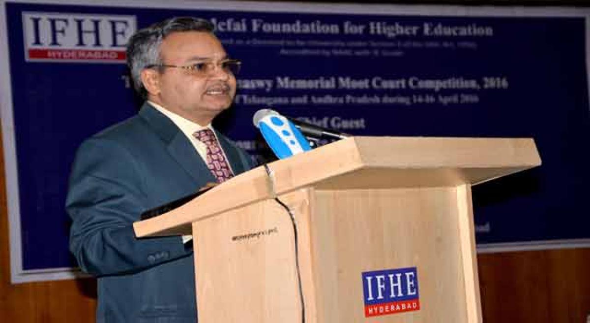 ICFAI organises moot court competition