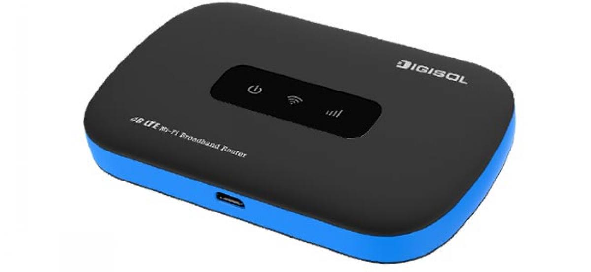 DIGISOL launches Mi-Fi Portable Broadband Router with 4G support
