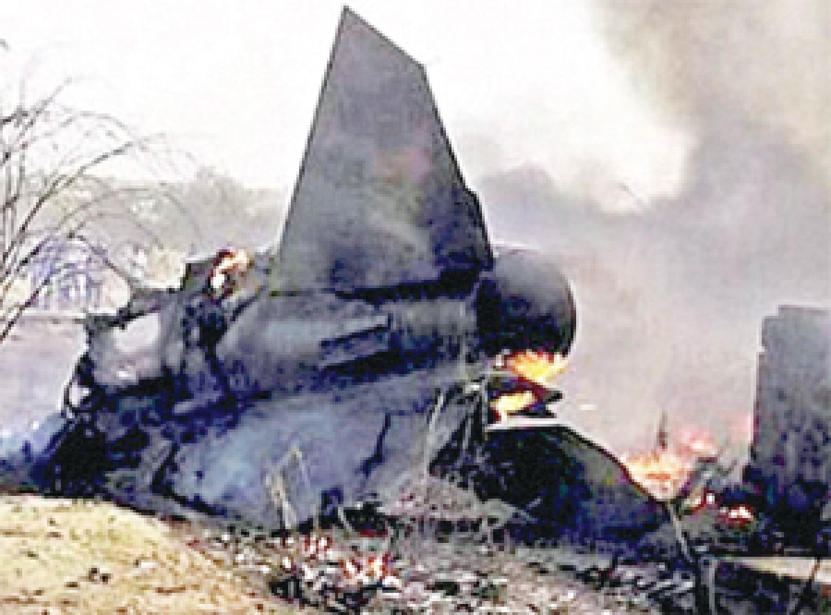 Jaguar comes down crashing; pilots safe