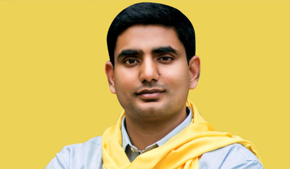 N Chandrababu Naidu never commented on early polls:Nara Lokesh