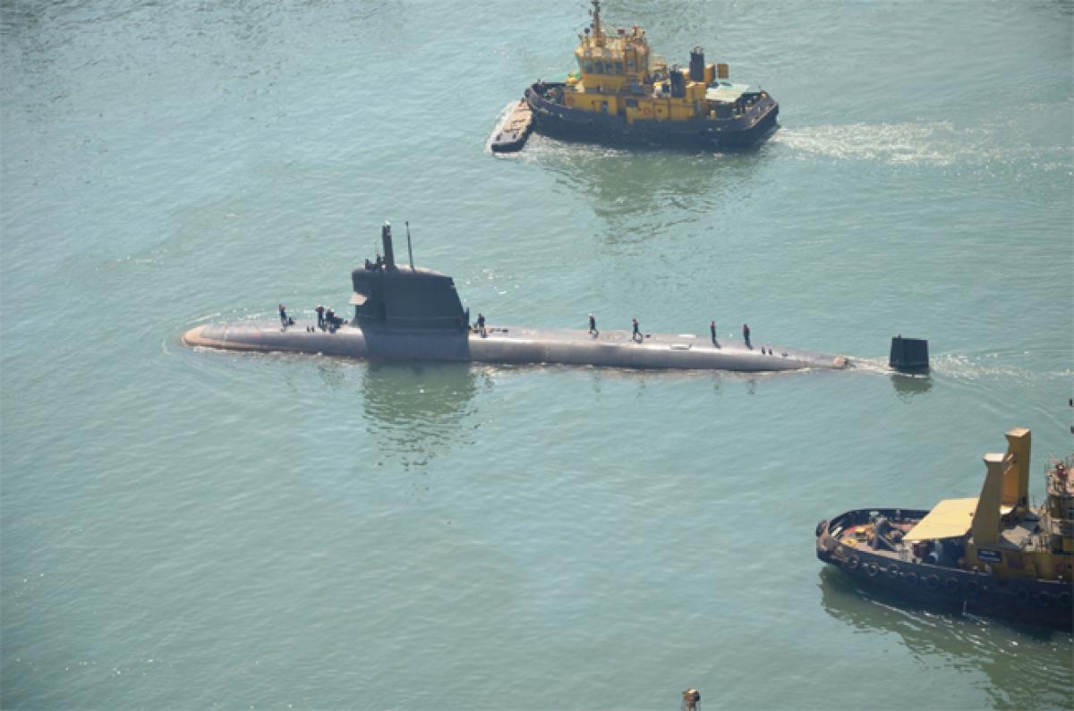 Maiden sea trial for Indias first Scorpene class sub