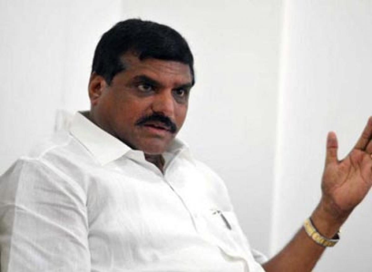 Botsa Satyanarayana blames Chandrababu for Kapu agitation