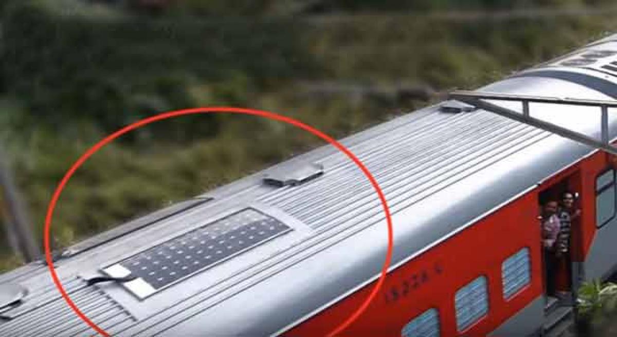 Indian Railways goes green with solar trains