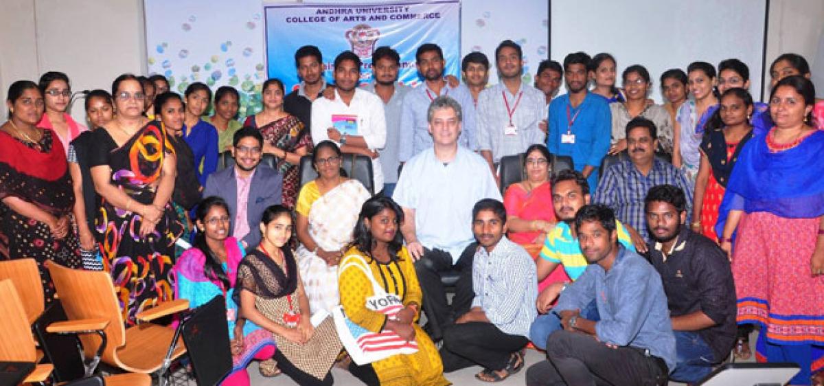 Andhra University hosts workshop on verbal plays and language learning