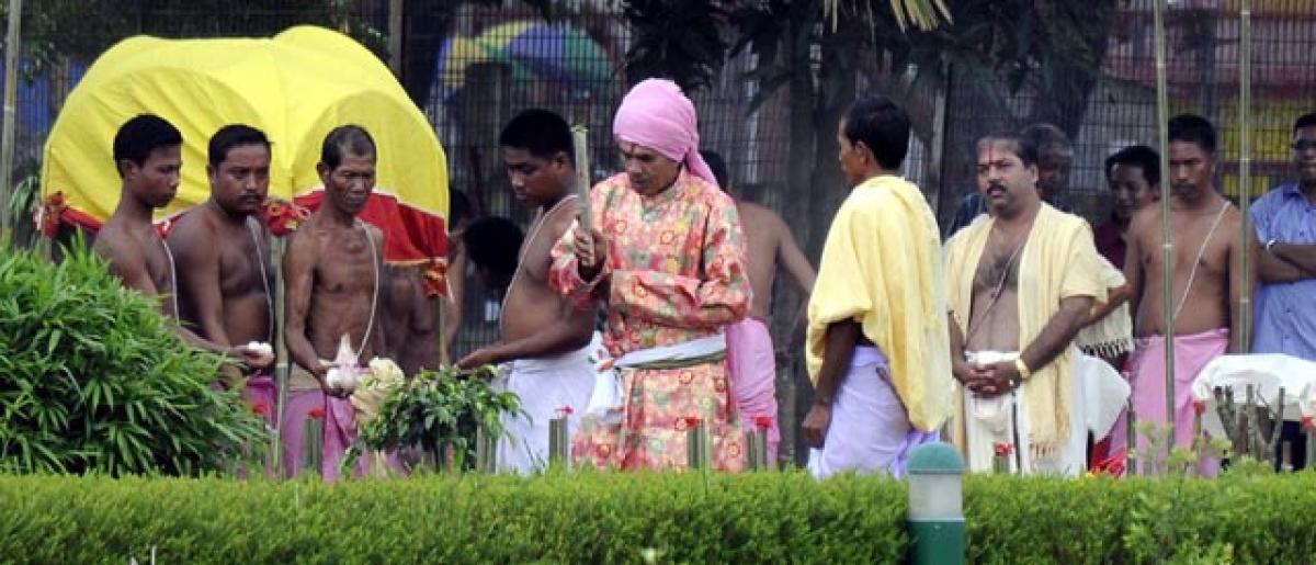 Ker Puja to thwart evil spirits