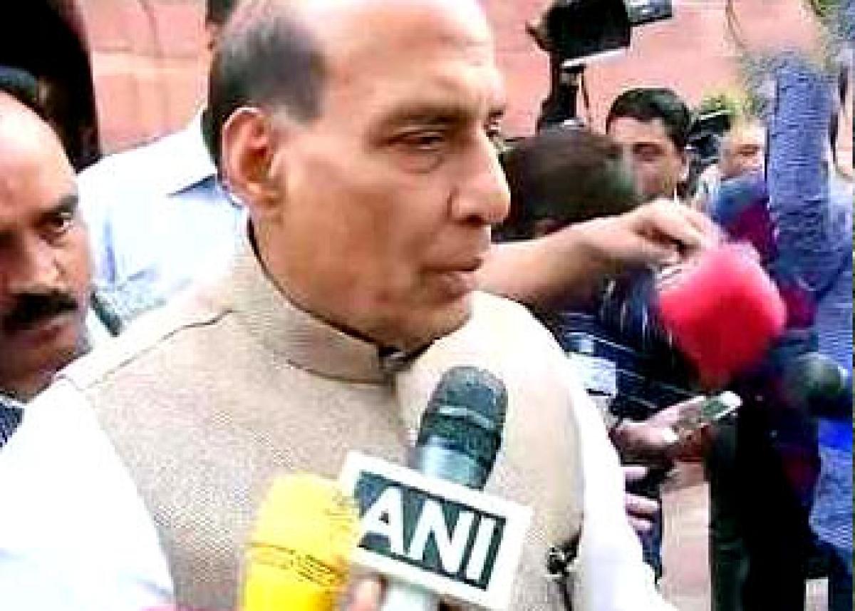 Rajnath to Rahul: Whoever wants to speak in Parliament can speak