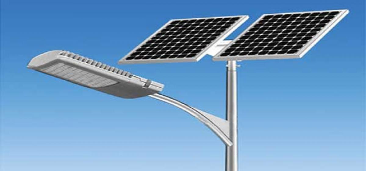 Solar lighting for Odalarevu village