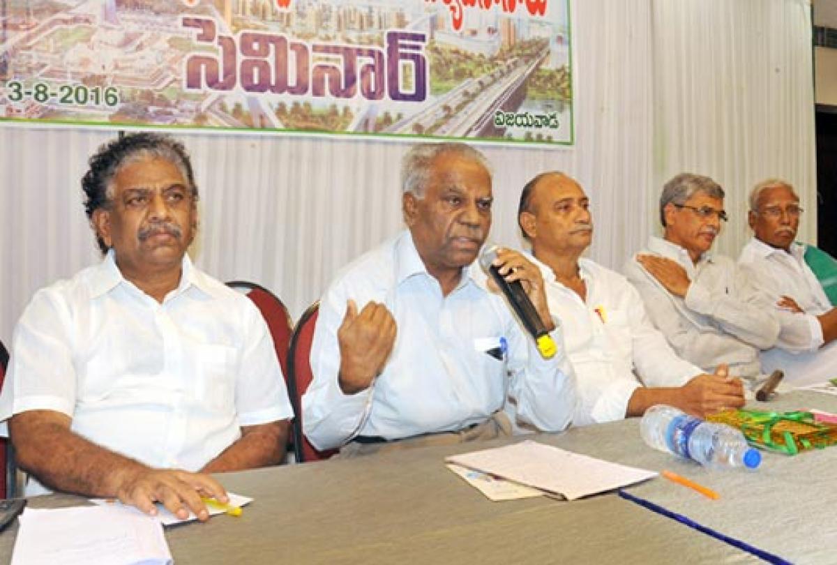 Government flayed for adopting Swiss Challenge mode for Amaravati