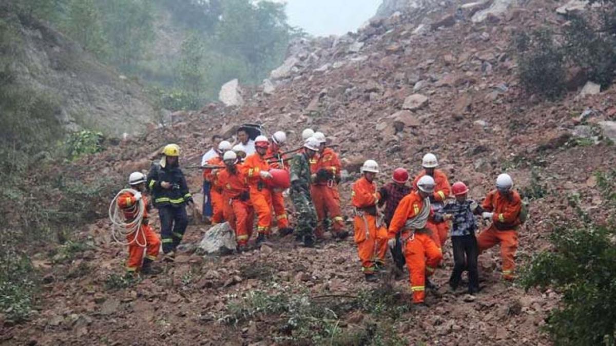 Three killed in China landslide