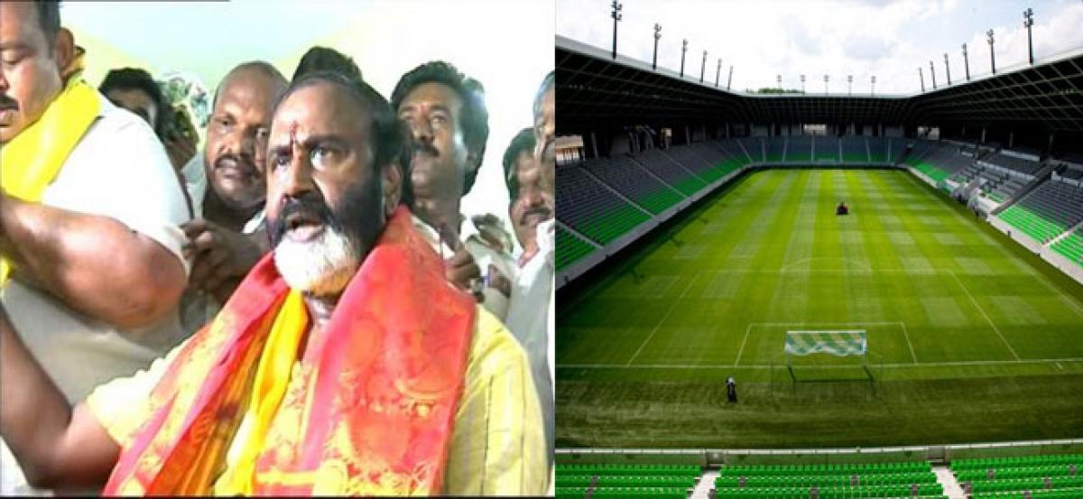 Godavari Urban Development Authority chief moots construction of stadium