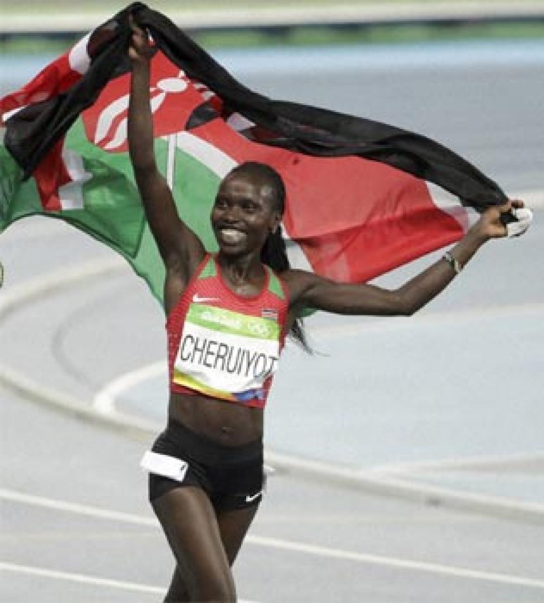 Cheruiyot sets Olympic record