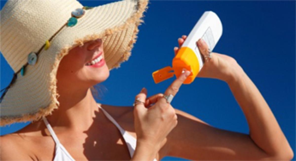 Getting a tan? Dont forget the sunscreen!