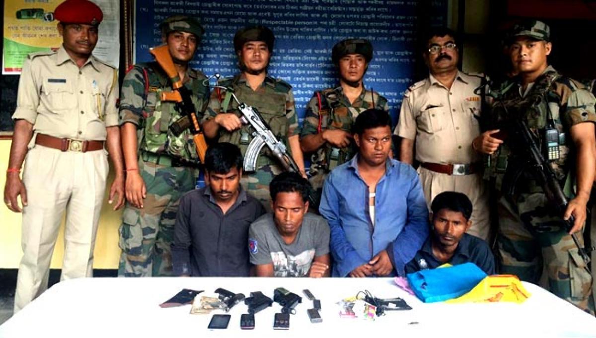 Four Jehadis nabbed in Assam