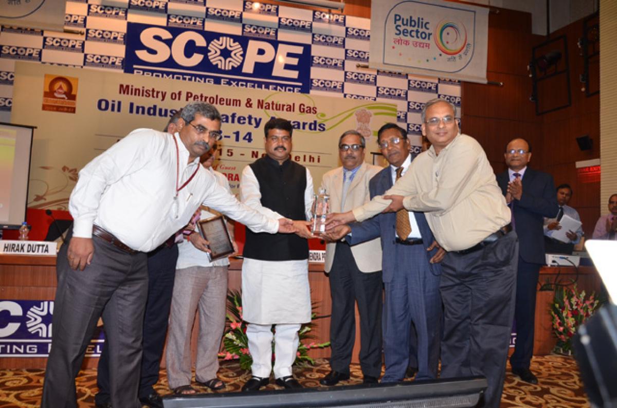 Rajahmundry Asset bags Oil Indutries Safety Directorate Award