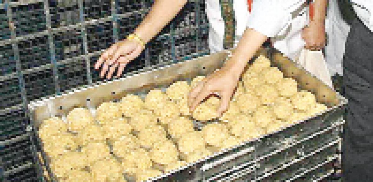 Officials told to keep adequate stock of laddus