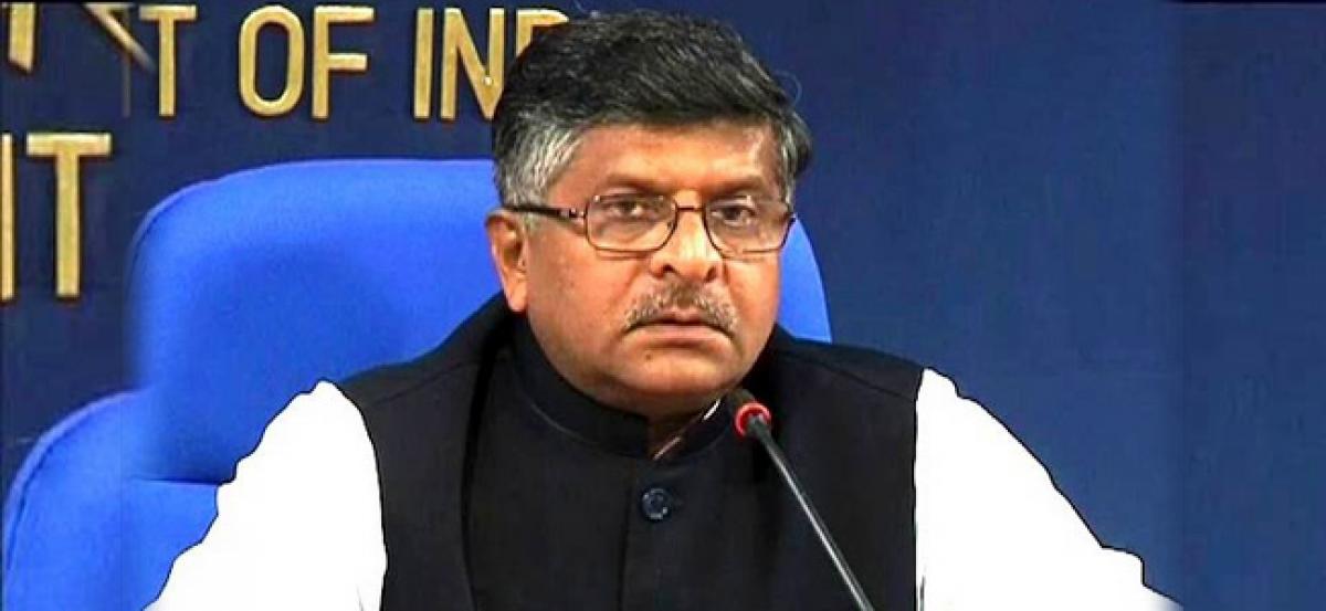 Govt wants India to be manufacturing hub for electronics: Ravi Shankar Prasad