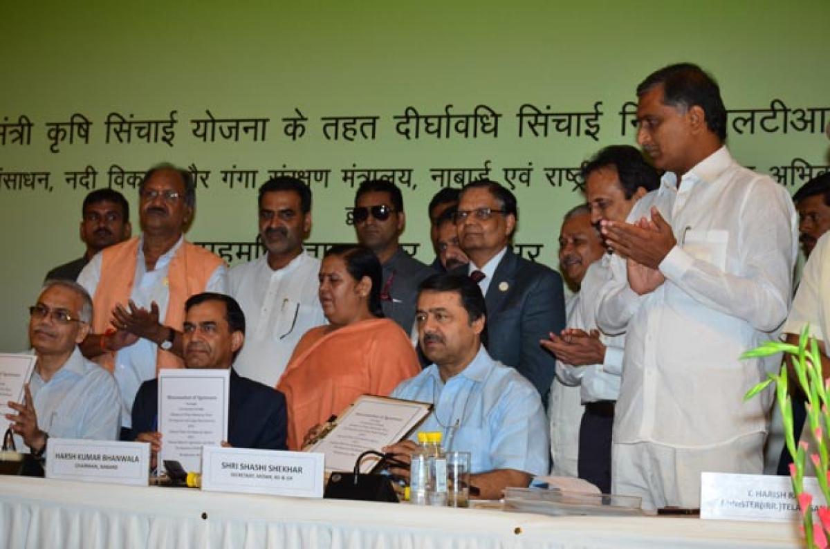 Water Resources Ministry, NABARD enter into Memorandum of Agreement