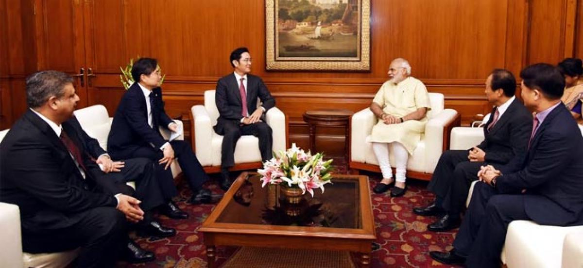 Jay Y. Lee meets PM Modi, Visit underlines importance of India as a Startegic partner for Samsung