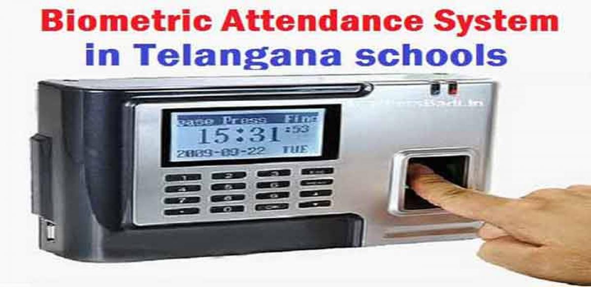 Biometric to track attendance of teachers, students