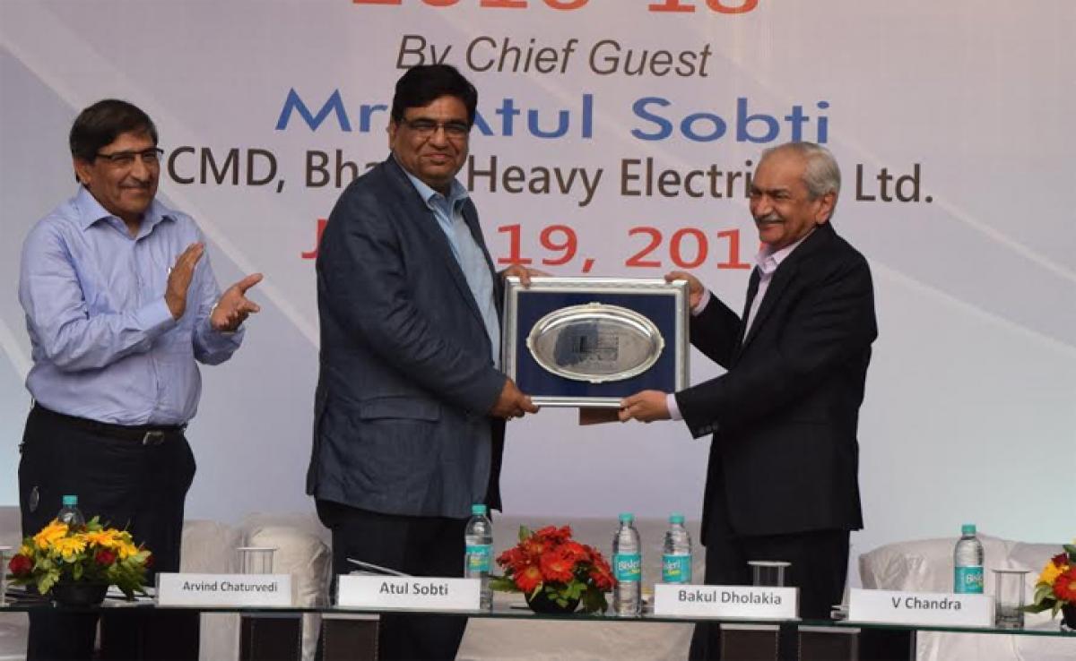 IMI New Delhi’s induction ceremony for its 2016-18 batch marked by the presence of BHEL CMD Mr. Atul Sobti