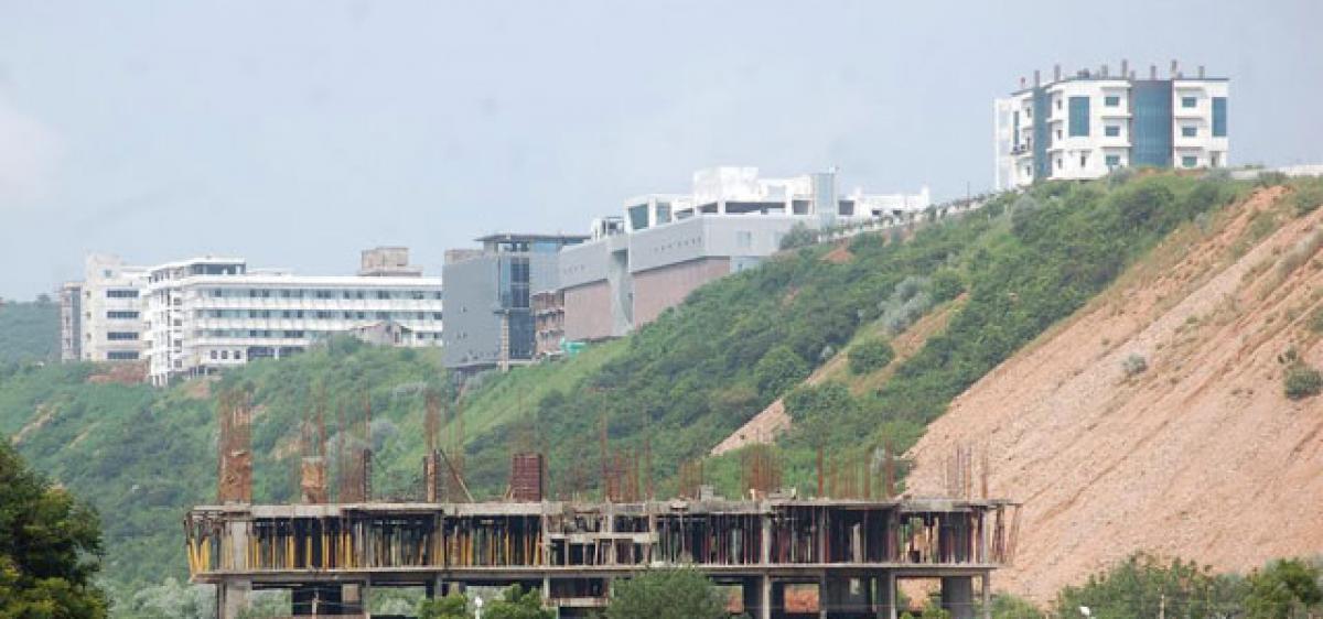 Melting hills of Vizag