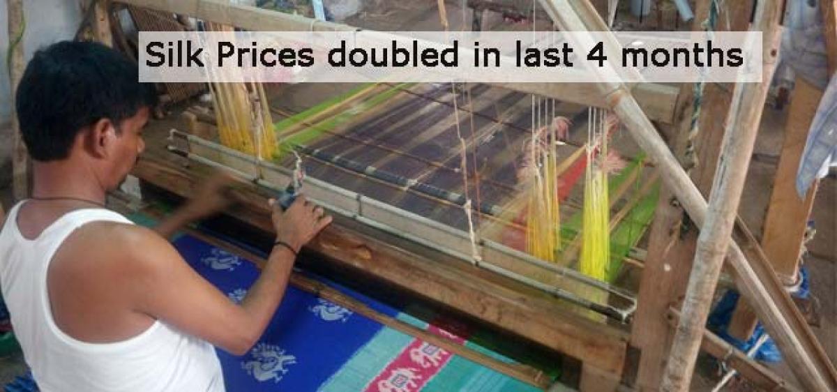 Silk prices spin woes for Pochampally weavers