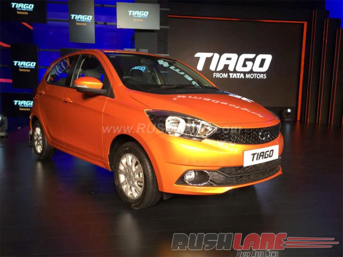 Spotted: Tata Tiago petrol AMT variant