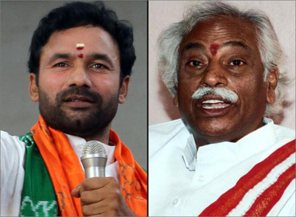 Kishan Reddy comes out in support of Bandaru Dattatreya