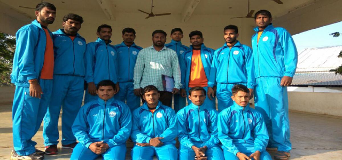 Krishna University Kabaddi, Archery teams selected