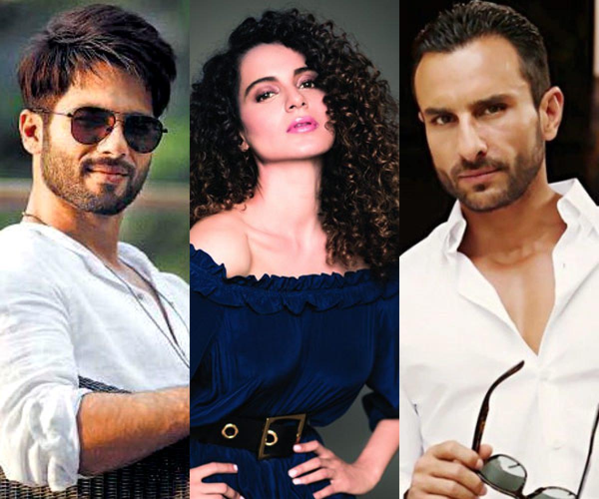 Fortunate to share screen space with Shahid, Saif: Kangana Ranaut