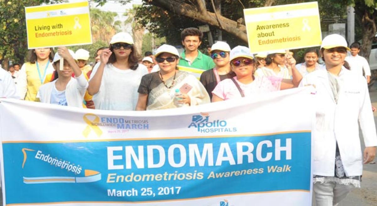 Walk marks Endometriosis Day