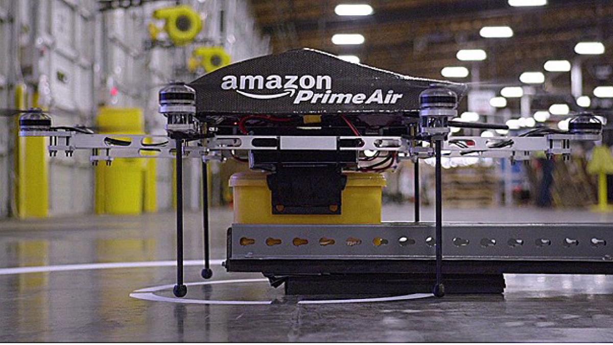 Video: Amazon delivers products home through drones